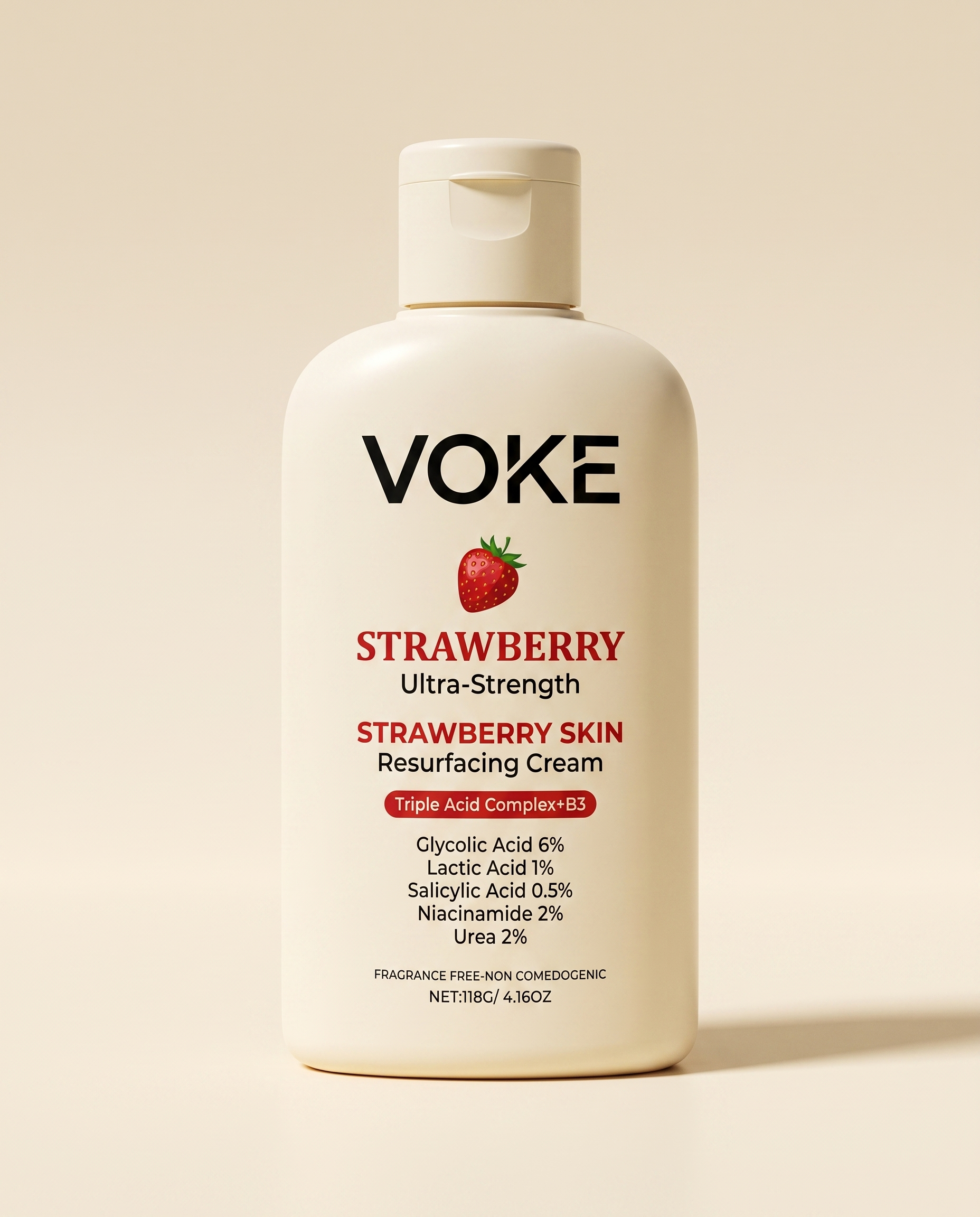VOKE Strawberry Skin Resurfacing Cream — bottle packshot